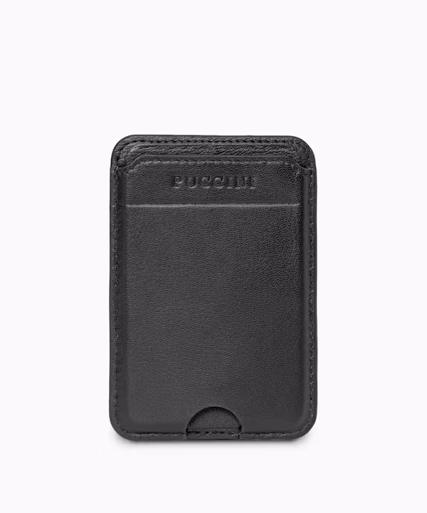 Etui na karty skórzane magnetyczne do telefonu